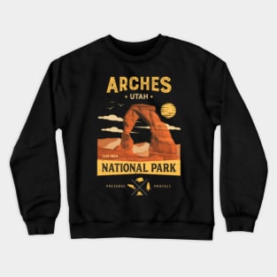 Arches National Park Delicate Arch Crewneck Sweatshirt